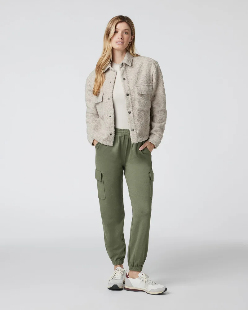 Image of Boyfriend Cargo Jogger | Dark Metal Heather