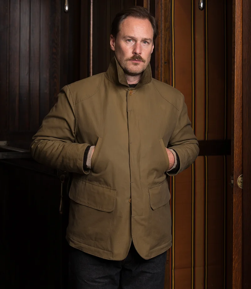 Wool-Lined Waxed Field Jacket