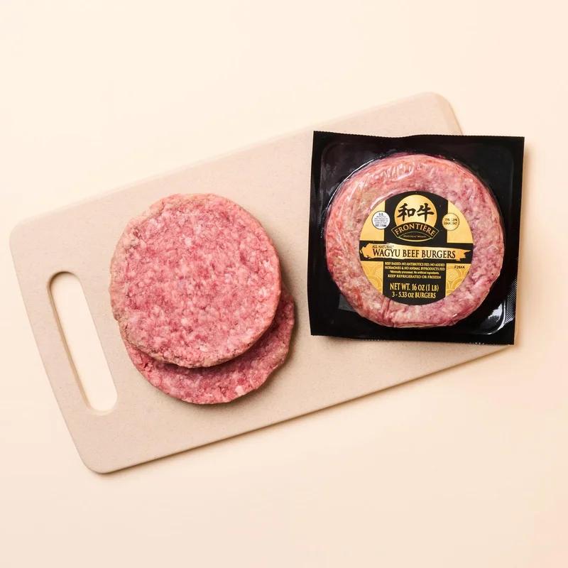 Wagyu Beef Patties, 16 Oz (1 Lb)