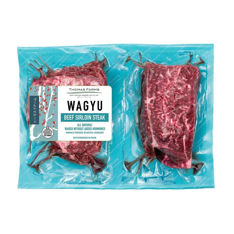 Wagyu Sirloin Steaks, 2X5 Oz