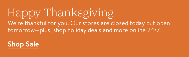 Happy Thanksgiving.