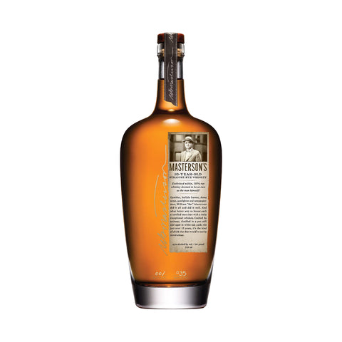 Masterson's 10 Year Old Straight Rye Whiskey