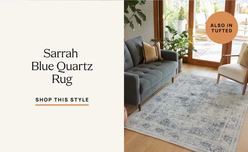 Sarrah Blue Quartz Rug