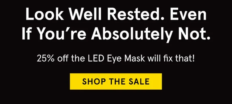25% Off The Luminator LED Eye Mask