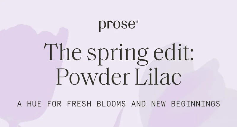 Prose | The spring edit: Powder Lilac
