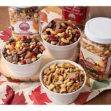 Germack (3) Jar Thanksgiving Mixed Nut Set