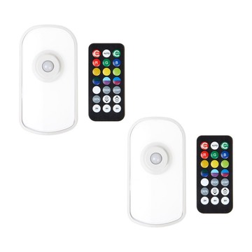 Brightliving Set of 2 RGB LED Night Light with Remote Control