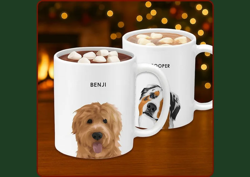 Custom Pet Face Mugs