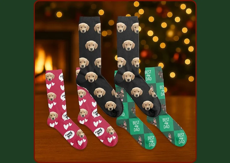 Custom Pet Face Socks