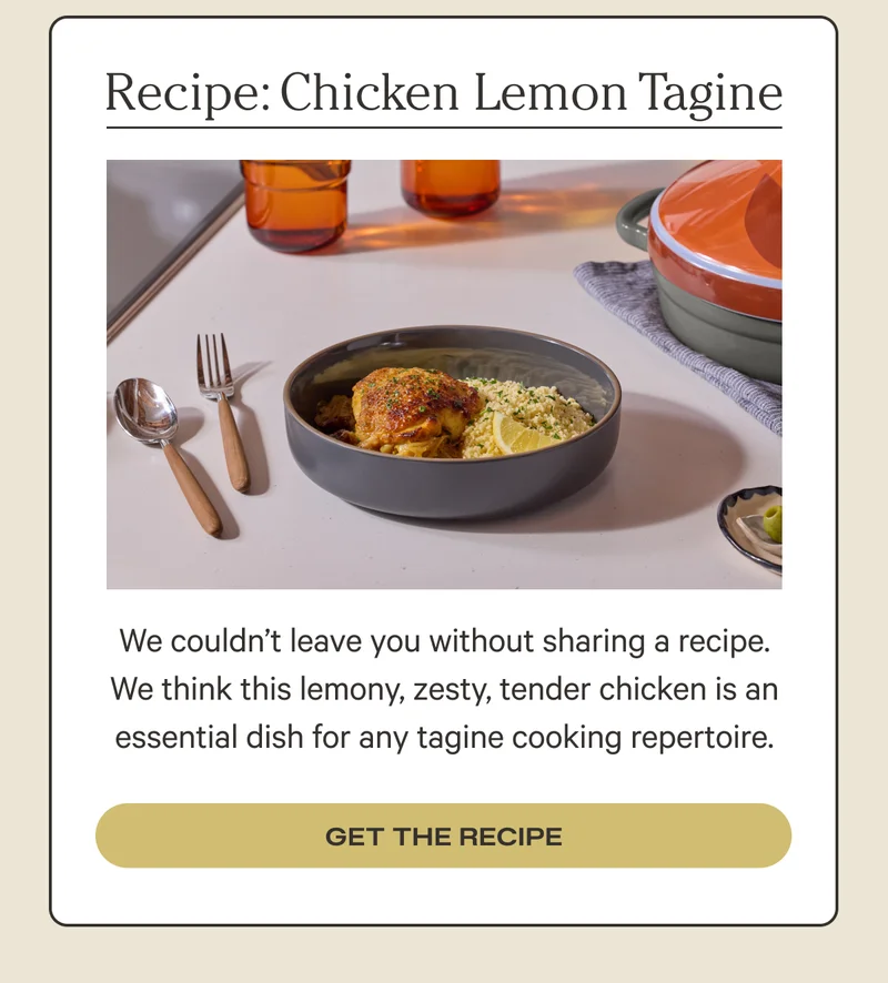 Recipe: Chicken Lemon Tagine - Get the Recipe