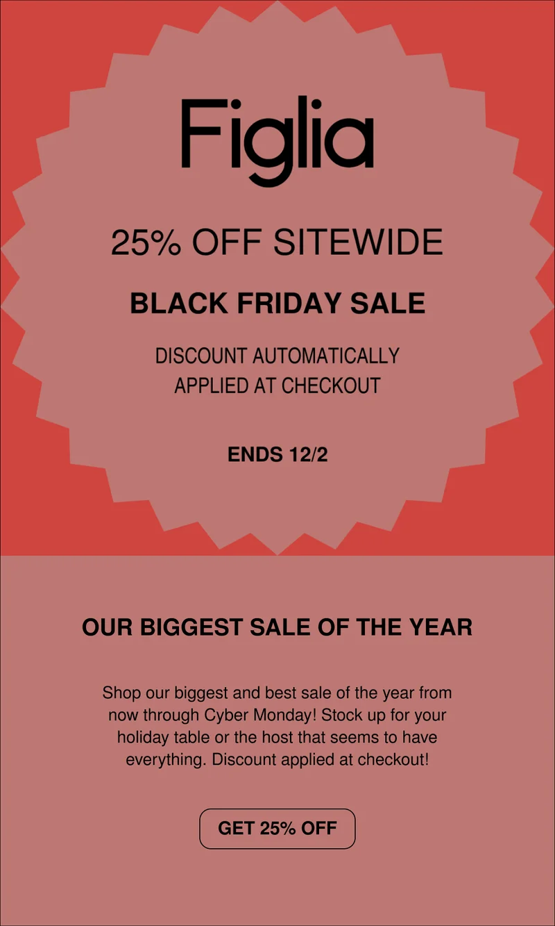 BLACK FRIDAY STARTS NOW! 25% OFF APPLIED AT CHECKOUT.