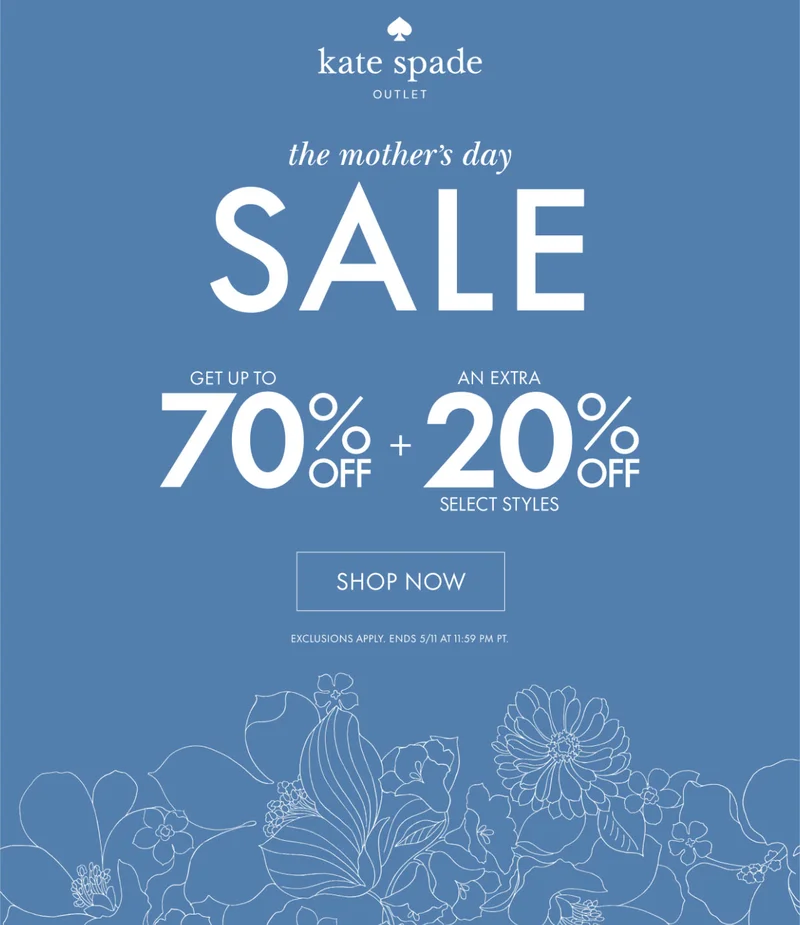 GET UP TO 70% OFF + AN EXTRA 20% OFF SELECT STYLES