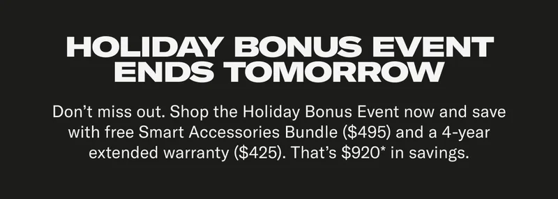 Holiday bonus event. Don't miss out.
