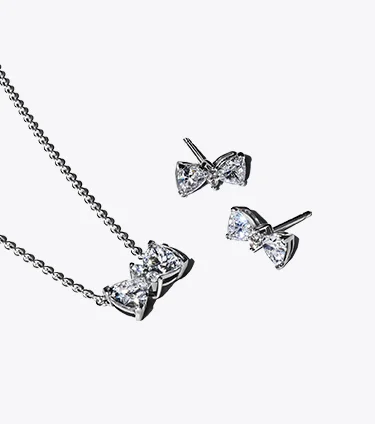 Sparkling Bow Jewelry Gift Set