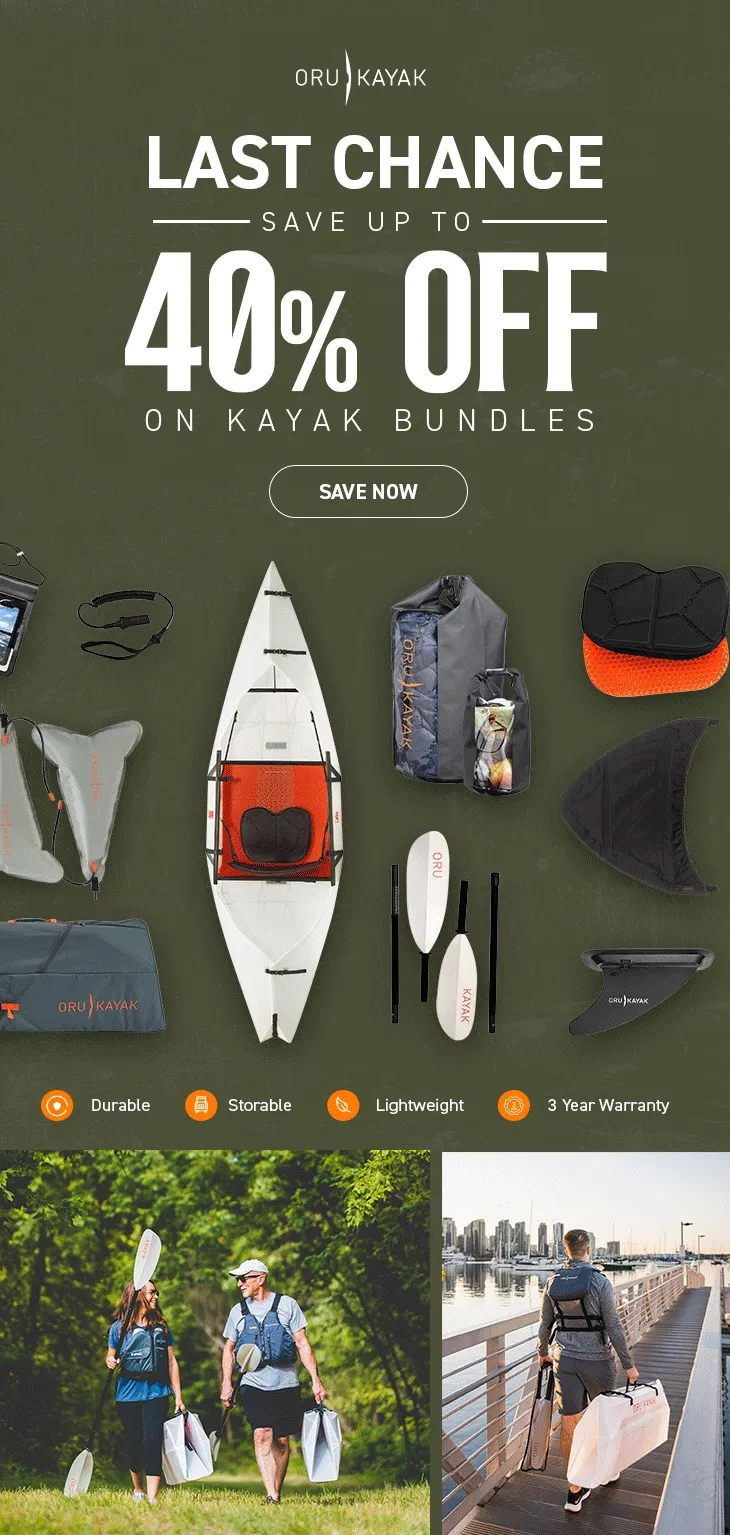New Deal of the Week! Save up to 40% off kayak bundles. Get everything you need to hit the water!