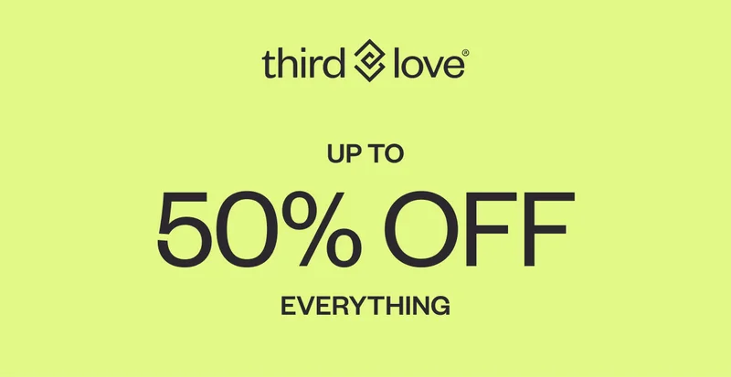 UP TO 50% OFF EVERYTHING.