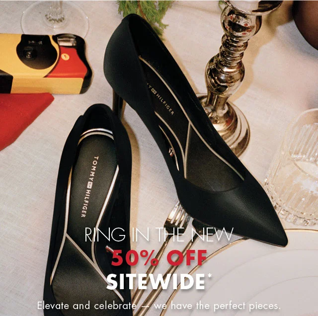 Ring in the new                                            50% off sitewide*                                            Elevate and celebrate - we have the perfect pieces.