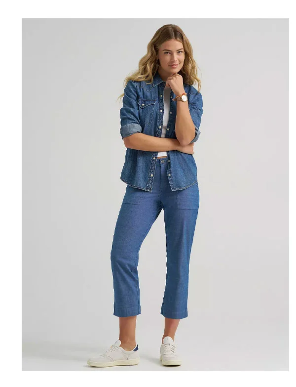 Women's Ultra Lux Comfort Flex-To-Go Utility Capri