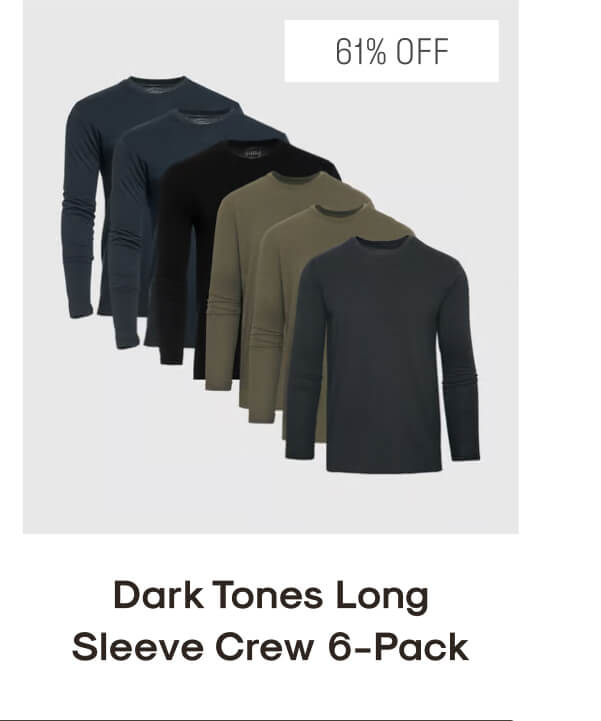 dark tones long sleeve pack