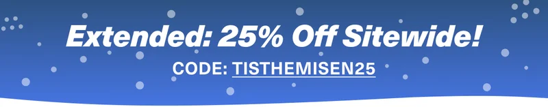 EXTENDED! 25% Off Sitewide! Code: discount code