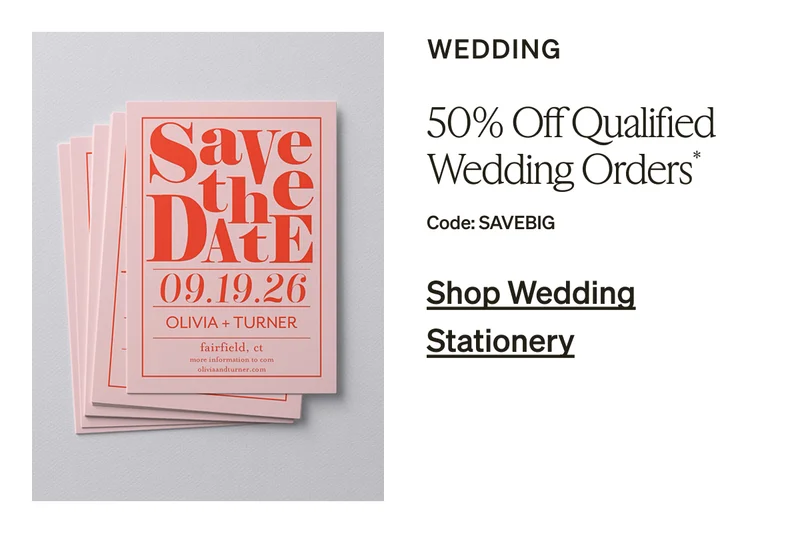Up to 50% Off Qualified Orders