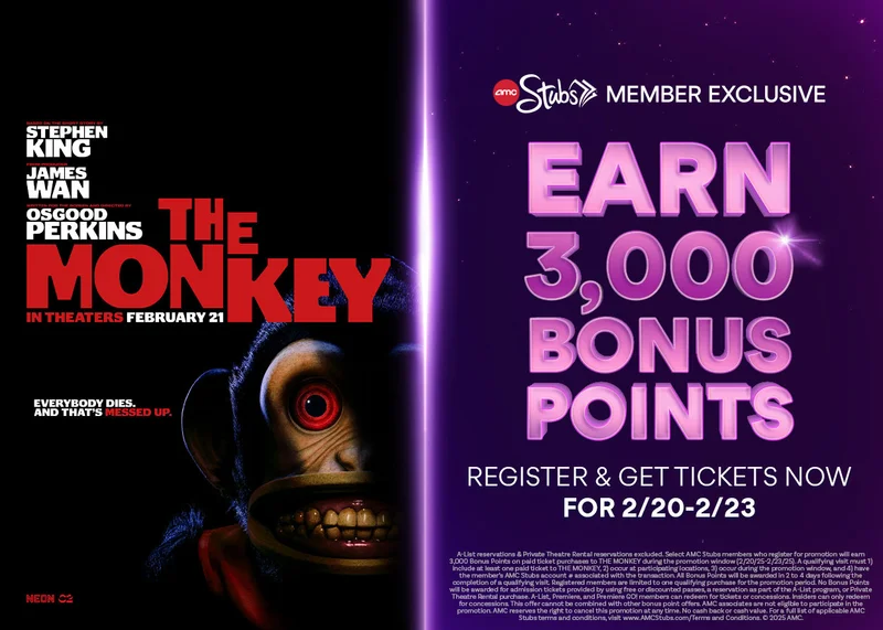 THE MONKEY Bonus Points