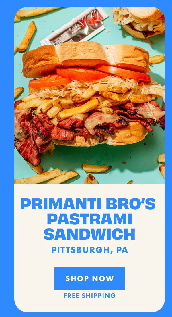 Primanti Bros. Pastrami Sandwich Primanti Bros. Pastrami Sandwich