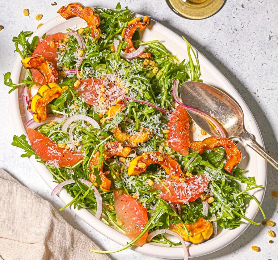 Salad with Honey-Crunch Topping