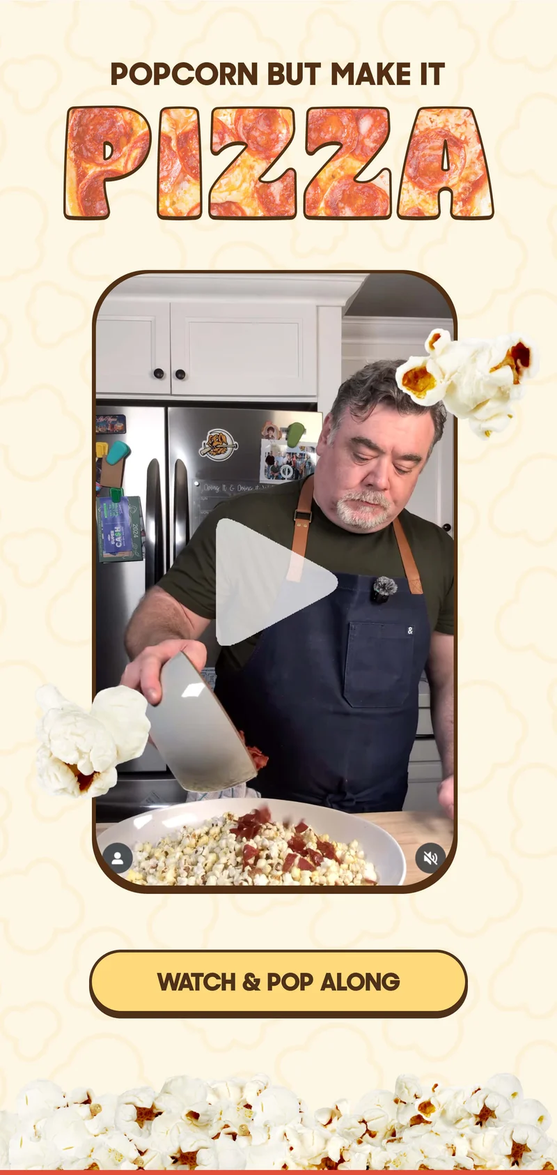 POPCORN BUT MAKE IT PIZZA WATCH & POP ALONG