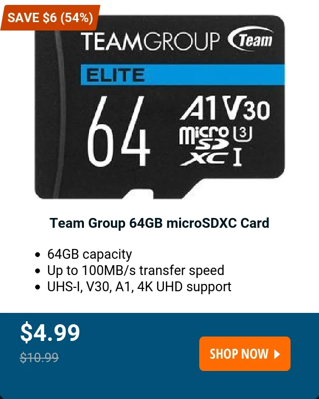 Team Group 64GB microSDXC Card