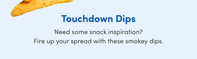Touchdown Dips | Need some snack inspiration? Fire up your spread with these smokey dips.