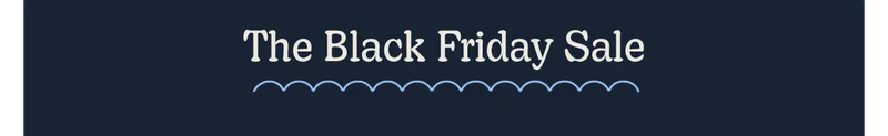 The Black Friday Sale