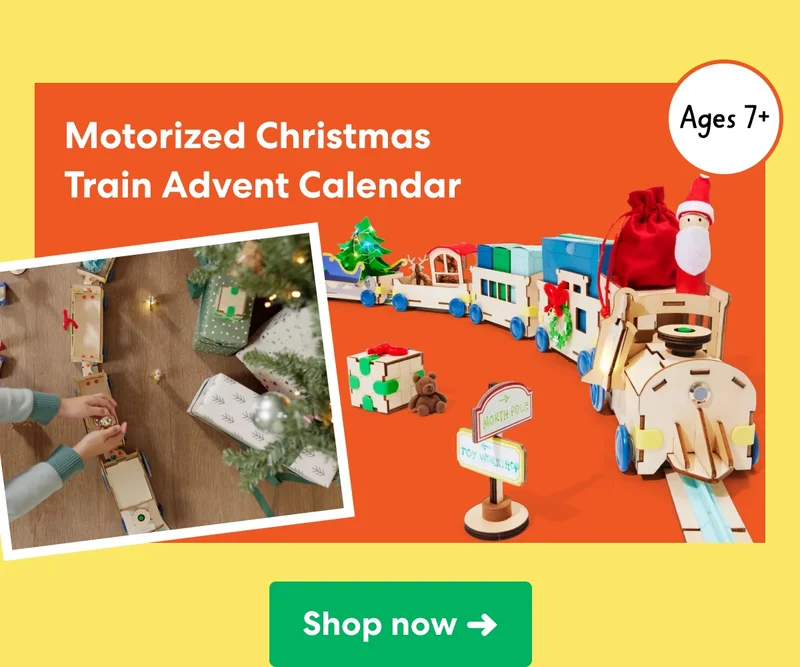 Motorized Christmas Train Advent Calendar