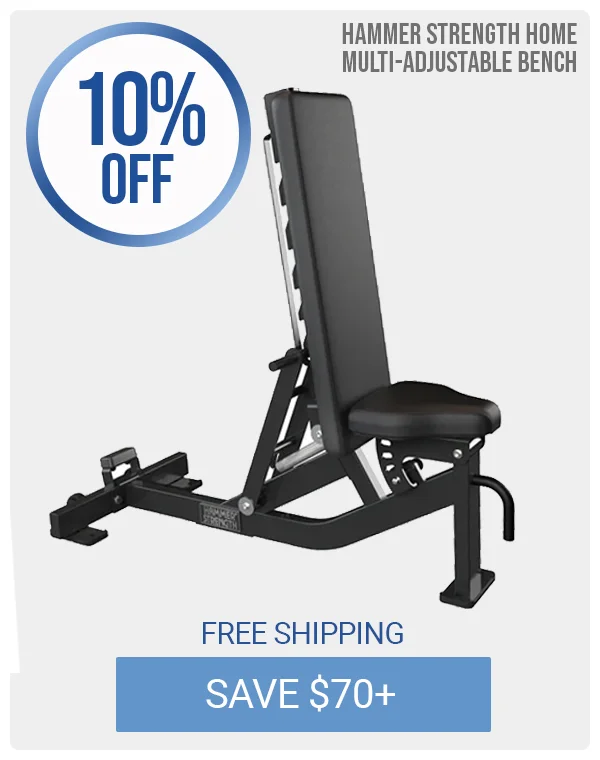 Hammer Strength Home Multi-Adjustable Bench | 10% OFF
