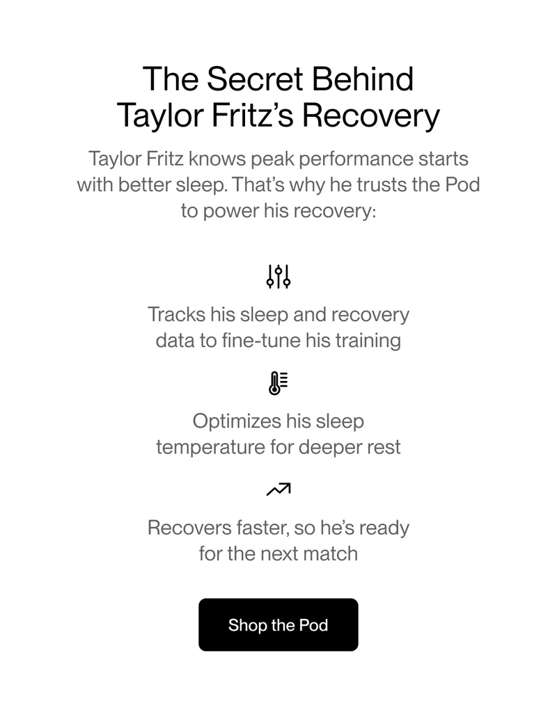 The Secret Behind Taylor Fritz’s Recovery