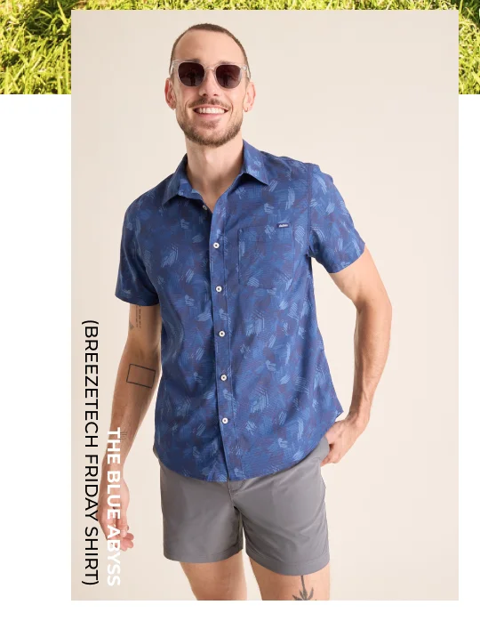 Breezetech Friday Shirt: The Blue Abyss