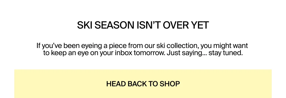 Shop Spring Skiing Essentials