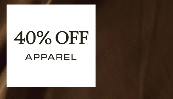 40% Off Apparel