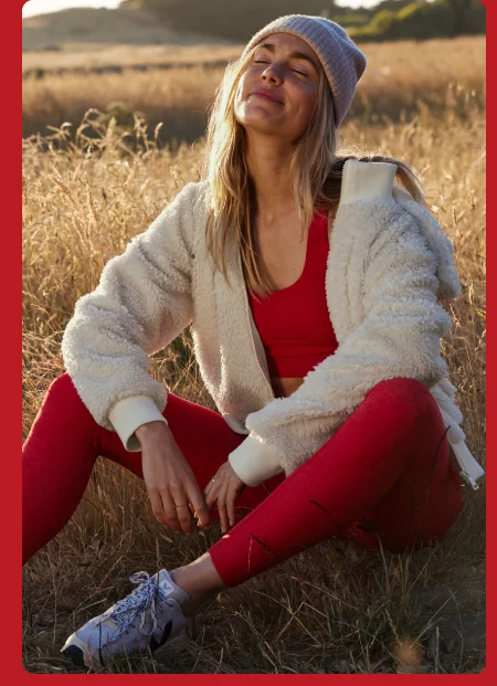 Spacedye Caught In The Midi High Waisted Legging in Ruby Red Heather