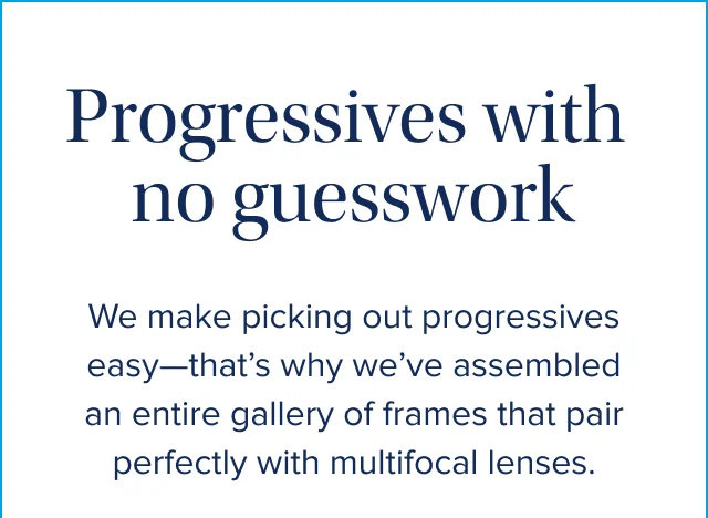 Progressives with no guesswork