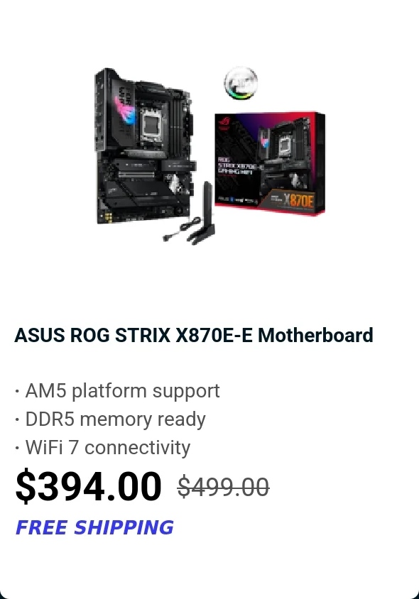 ASUS ROG STRIX X870E-E Motherboard