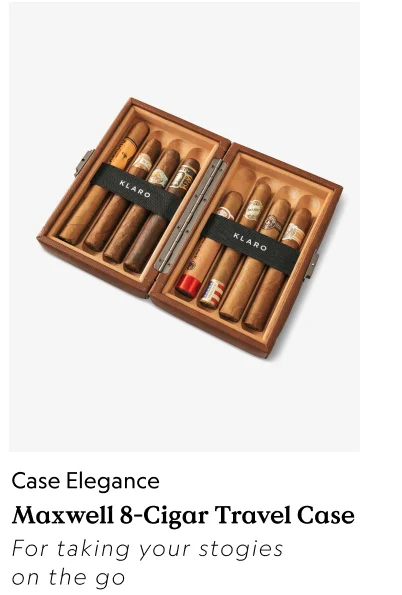Maxwell 8-Cigar Travel Case