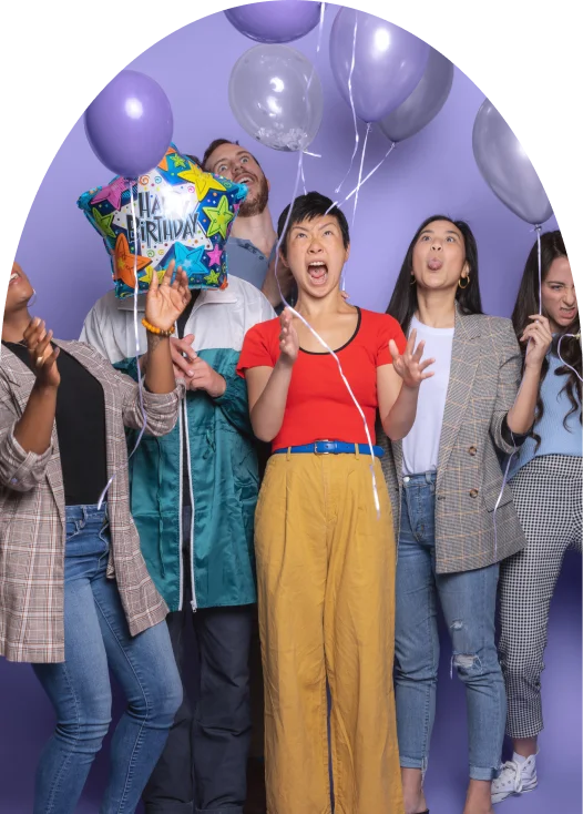 Birthday balloons