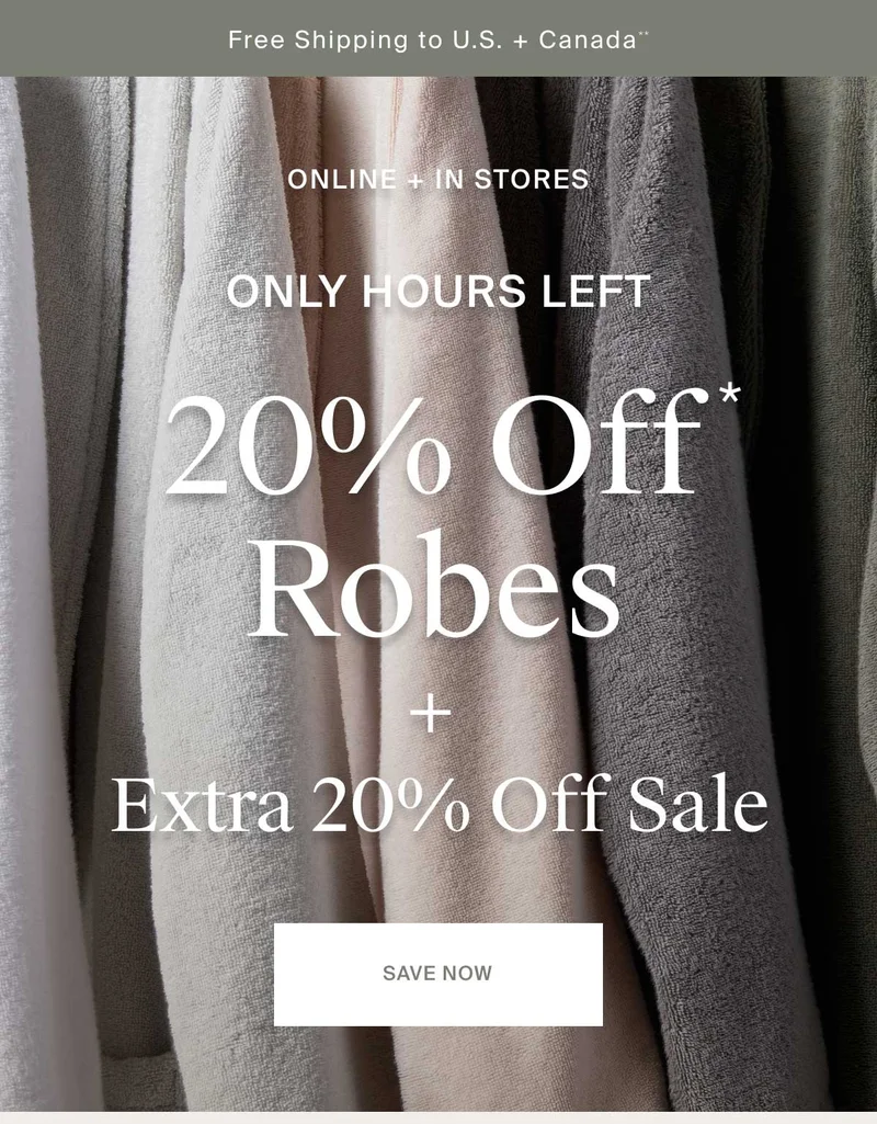 Final Hours to Shop the Sale