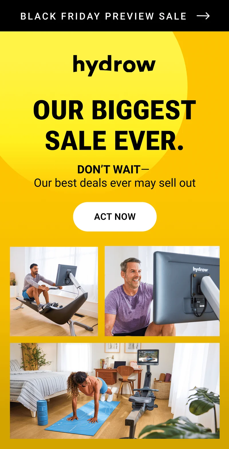 BLACK FRIDAY PREVIEW SALE → OUR BIGGEST SALE EVER. DON'T WAIT - Our best deals ever may sell out. Act Now.