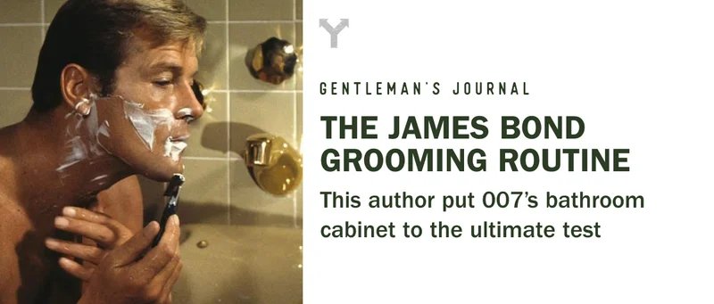 testing the james bond grooming routine