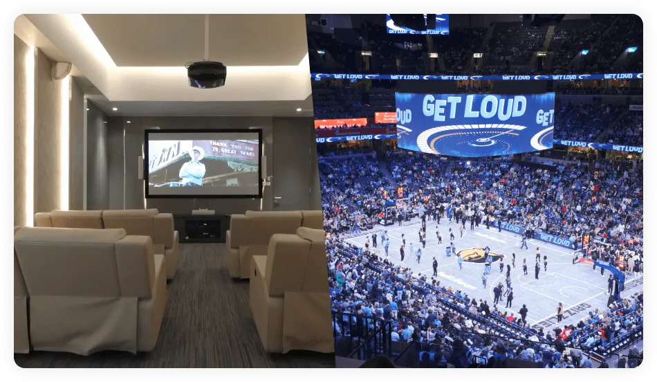 From a Single Room to a Stadium, Perfectly in Sync.