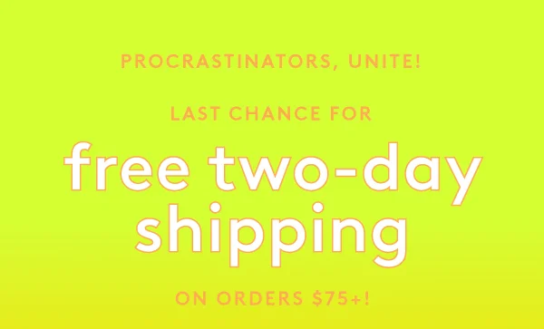 Free 2-Day Shipping
