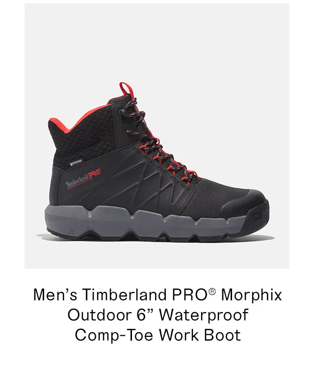 Men's Timberland PRO Morphix Outdoor 6 Inch Waterproof Comp-Toe Work Boot