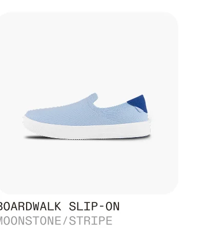 Boardwalk Slip On Moonstone/Stripe